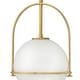 preview thumbnail 4 of 3, Hinkley Somerset 1-Light Pendant in Heritage Brass