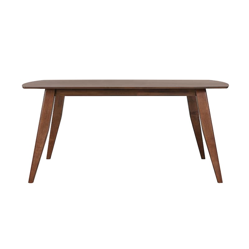 Rectangular Dining Table - 78" Wood Table Seats 6 - Modern Scandinavian Style - 42