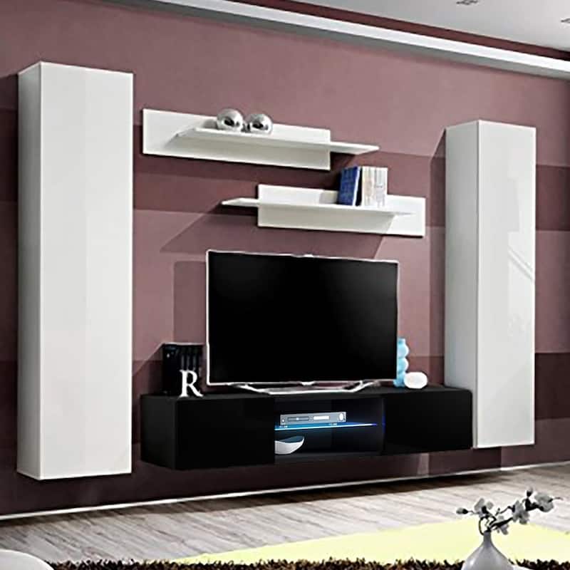 Fly AB1 33TV Wall Mounted Floating Modern Entertainment Center
