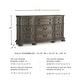 preview thumbnail 7 of 20, Signature Design by Ashley Ardenfield Light Brown Dresser