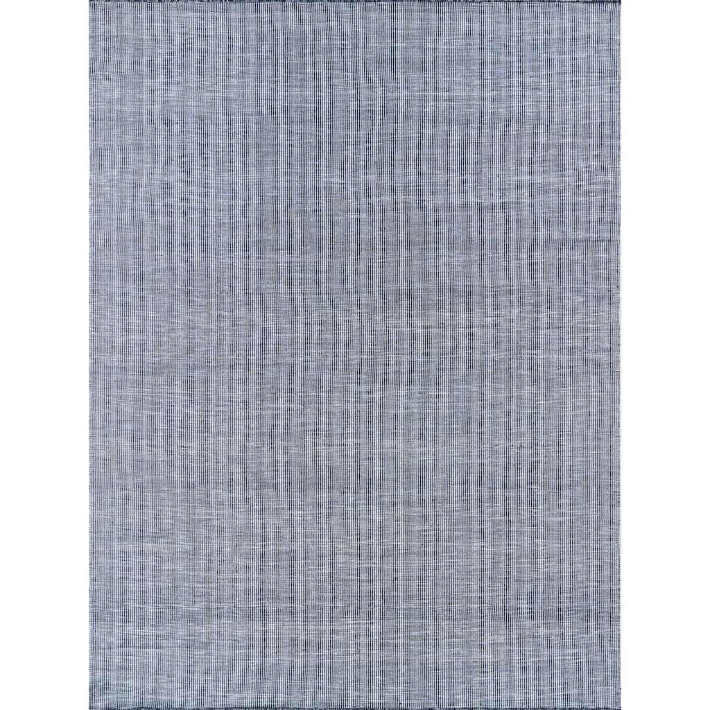 EXQUISITE RUGS Lenzi Indoor/Outdoor Flatweave PET yarn Blue Area Rug.