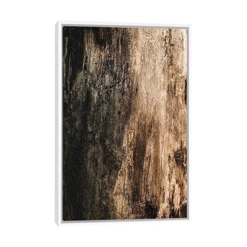 iCanvas "Artistic Surface" by Sebastian Hilgetag Framed - White - 26x18