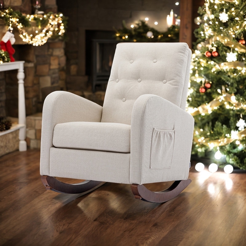 High back rocking chair nursery clearance