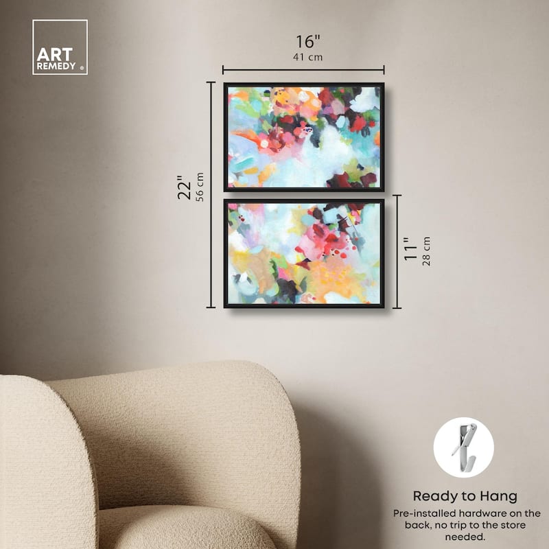 Play of Light Canvas Set of 2 by Art Remedy