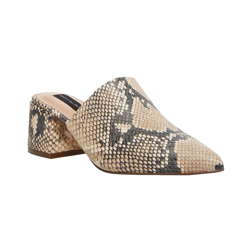 steve madden mules snakeskin