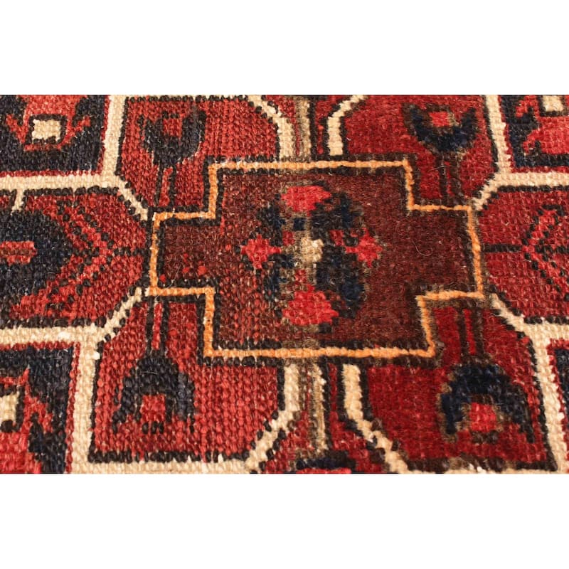 ECARPETGALLERY Hand-knotted Konya Anatolian Dark Red Wool Rug - 3'1 x 6'4