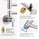 preview thumbnail 12 of 40, WOWOW Wall Mounted Pot Filler Faucet with Double Joint Swing Arms