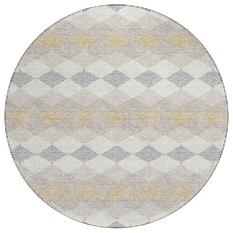 HomeRoots Geometric Transitional Rectangle Outdoor Rug