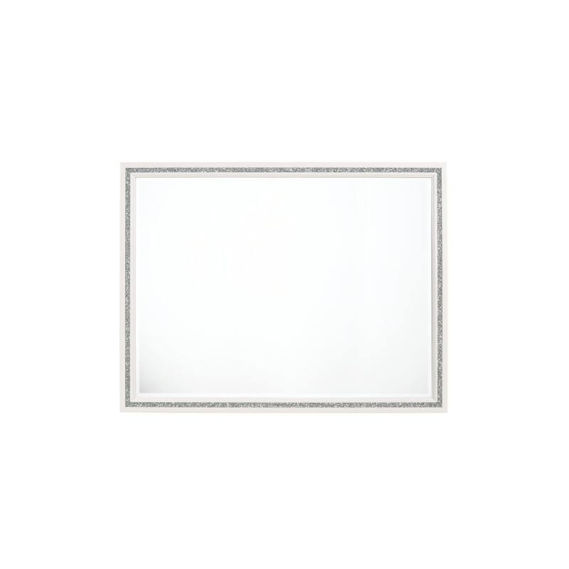 White Finish Mirror