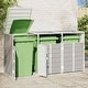 preview thumbnail 32 of 56, vidaXL Wheelie Bin Storage Rubbish Waste Bin Storage Steel