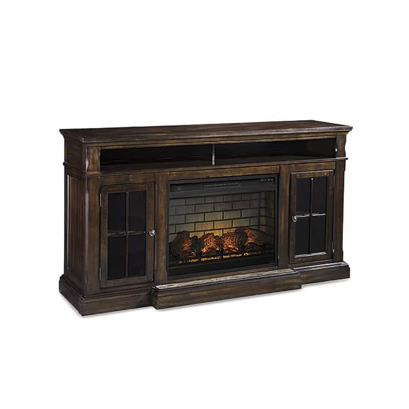 Roddinton 74" TV Stand with Electric Fireplace