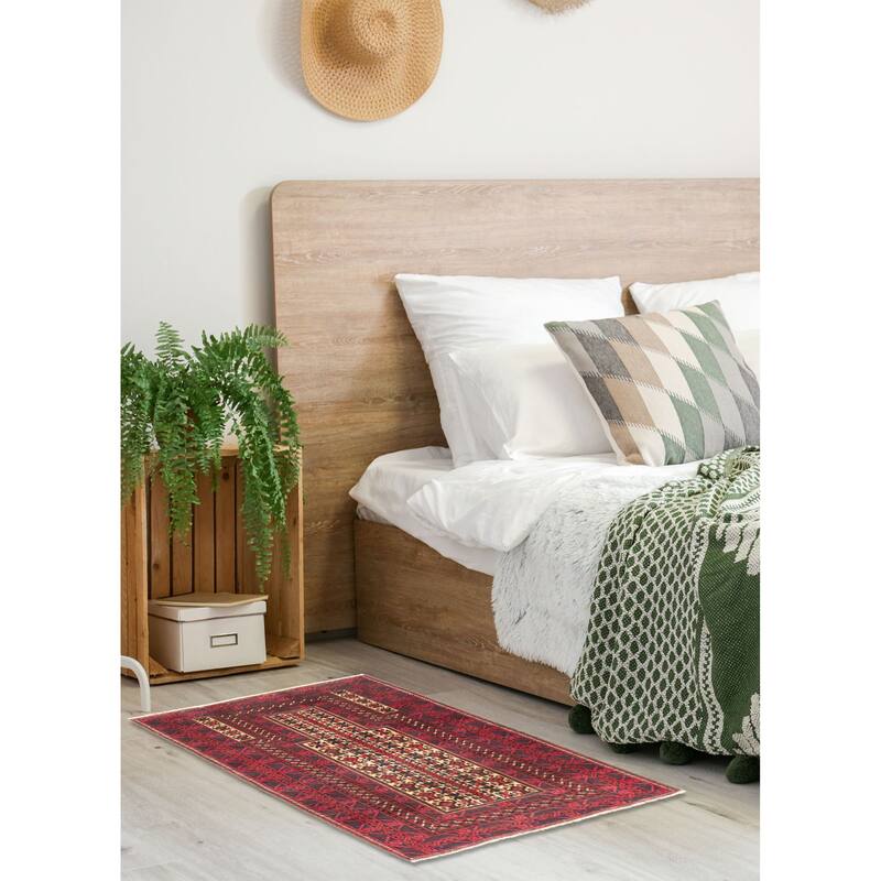 ECARPETGALLERY Hand-knotted Teimani Tan Wool Rug - 2'11 x 4'2