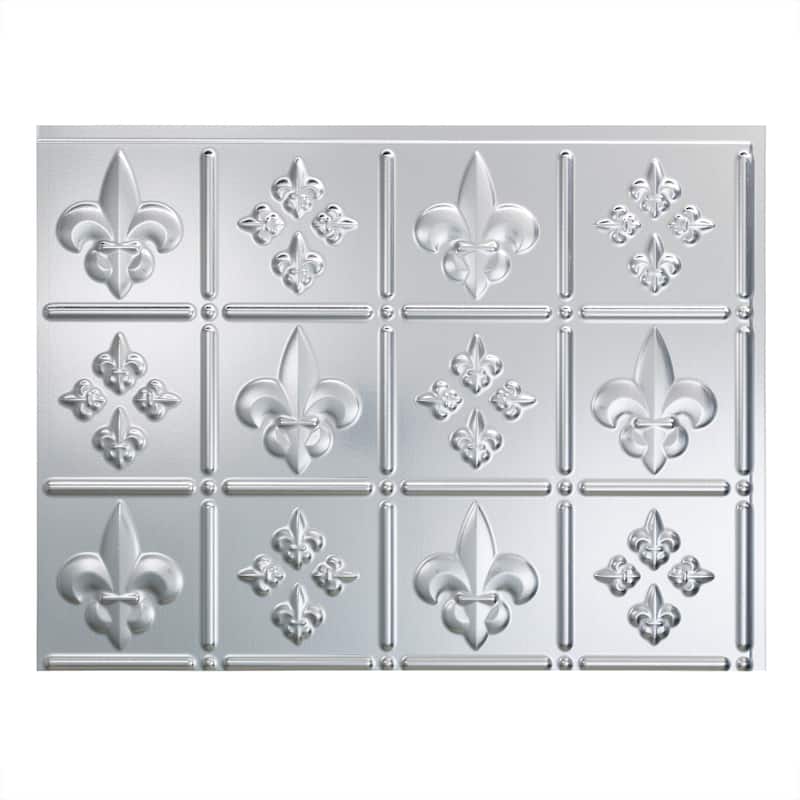 FASÄDE Fleur de Lis Decorative Vinyl Backsplash Panel