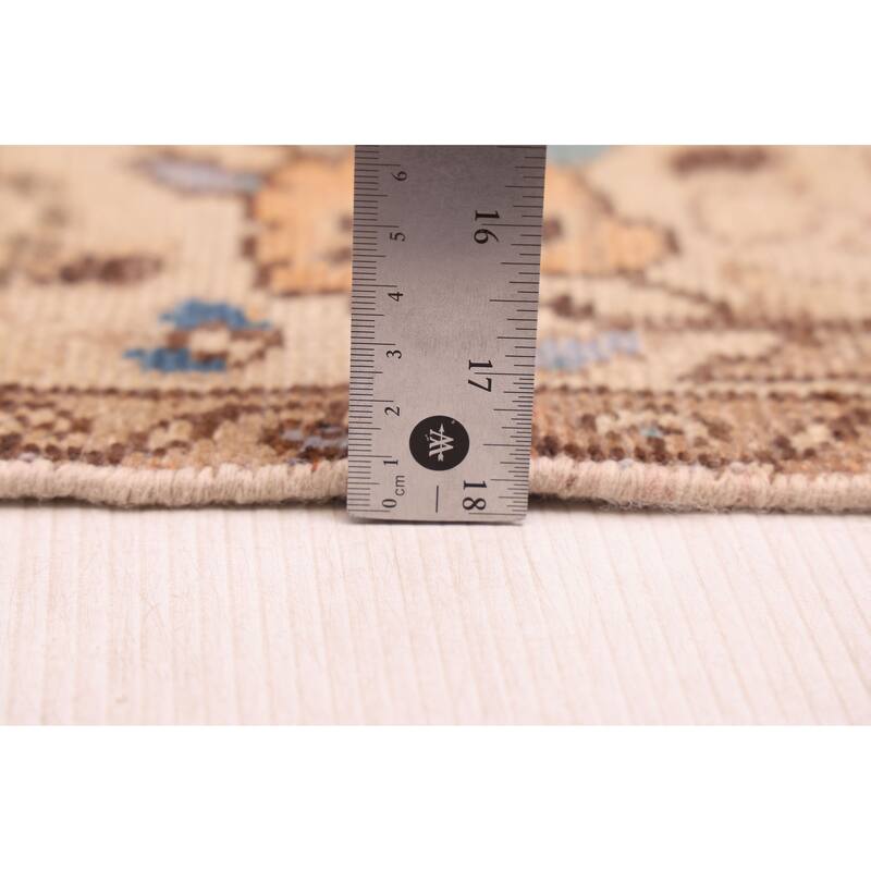 ECARPETGALLERY Hand-knotted Antalya Vintage Dark Brown Wool Rug - 3'9 x 7'7