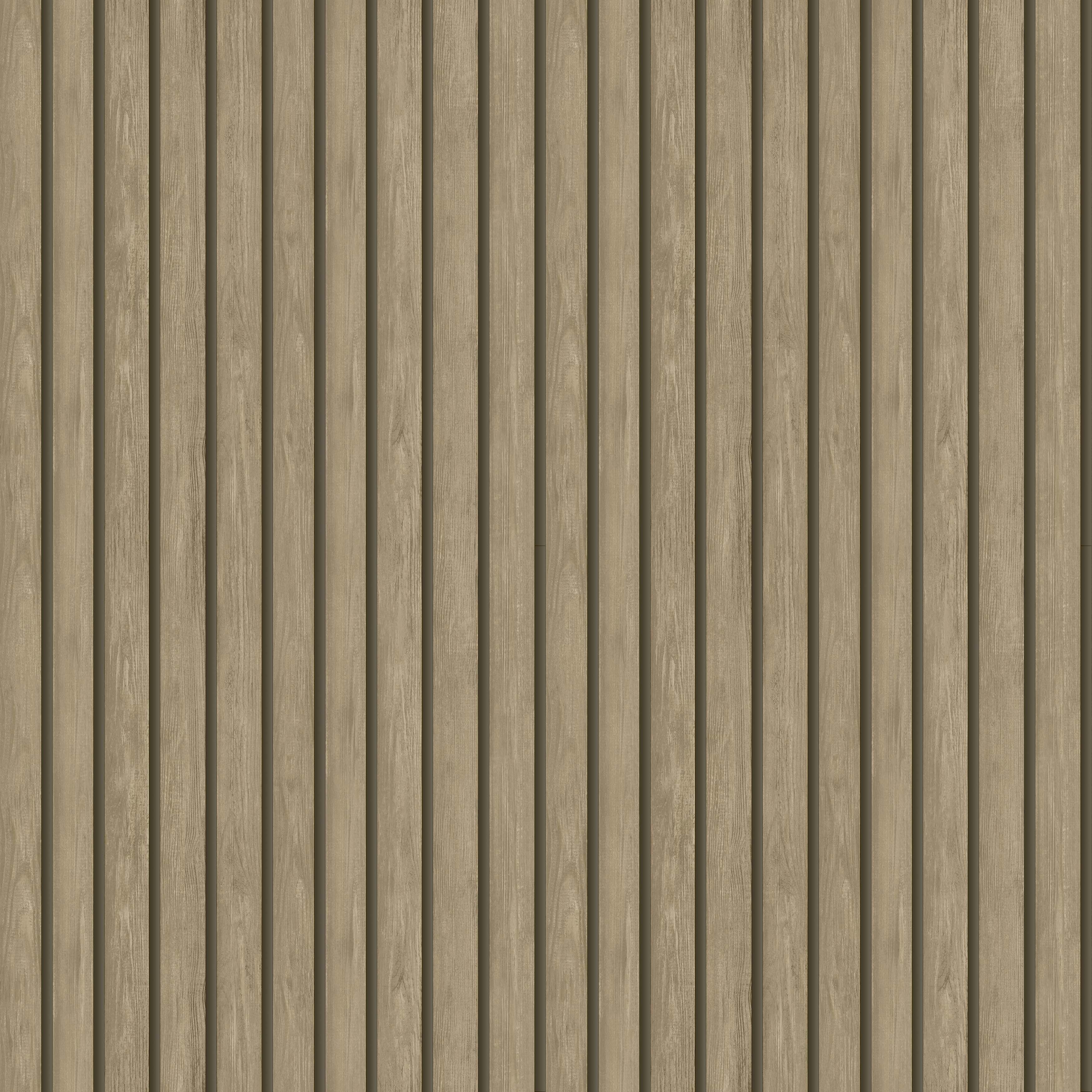 Faux Wood Slat Unpasted Wallpaper – 396in x 20.8in