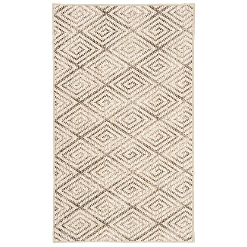 SAFAVIEH Palm Beach Vennie Modern Sisal Rug - 3' x 5' - Beige/Brown