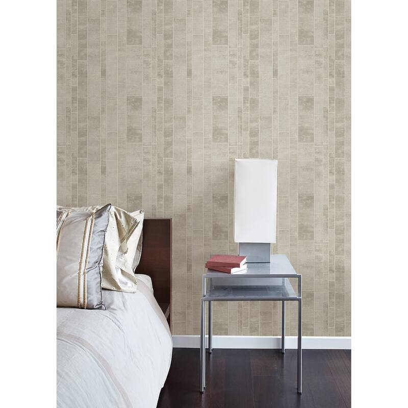 Advantage Redmond Ivory Textured Geometric Wallpaper