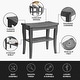 preview thumbnail 26 of 27, Bamboo Shower Bench Spa Stool - Wood 2-Tier Seat, Foot Rest Shaving Stool with Non-Slip Feet + Storage Shelf