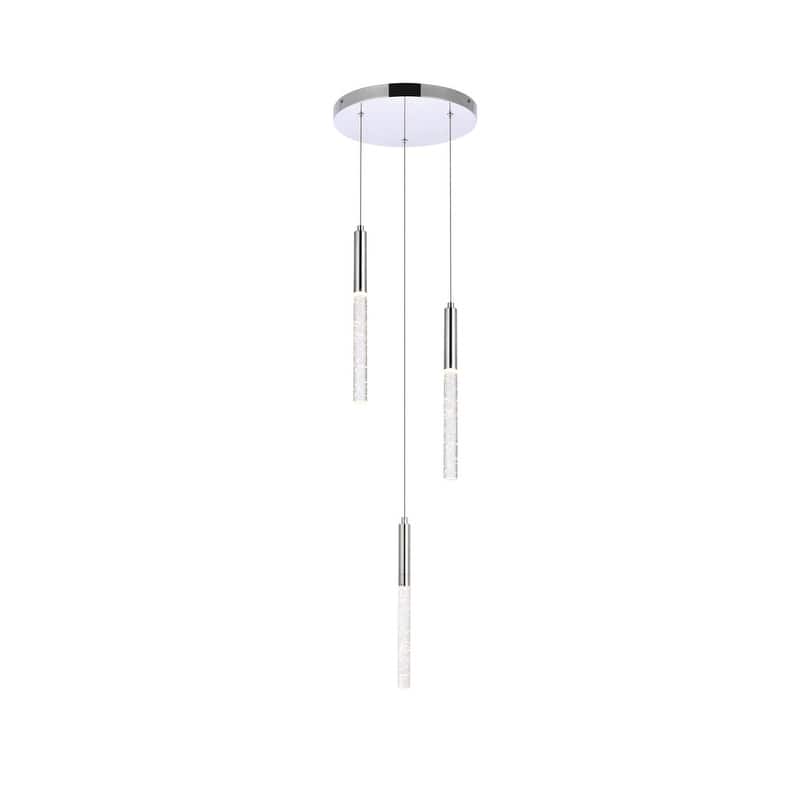 Rhea 3-Lights Pendant - N/A - Chrome