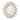 Sterling Off-White Solid Wood Frame Round Cog Mirror
