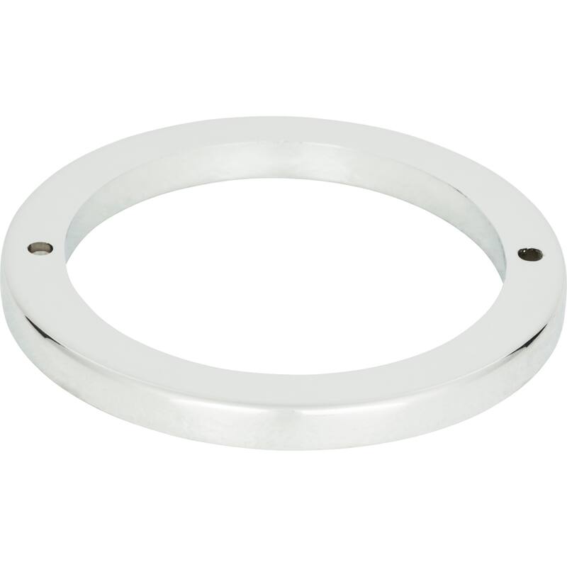 Atlas Homewares Tableau 3-3/8 Inch Diameter Cabinet Pull Backplate - Polished Chrome