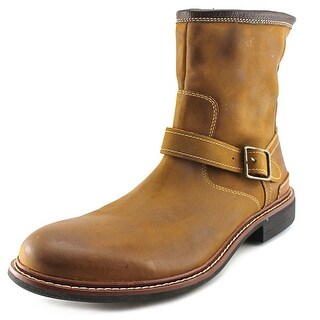 Shop Cole Haan Bryce Zip Boot Men Round Toe Leather Snow Boot