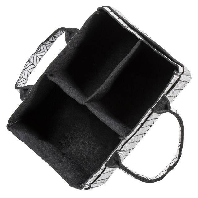 Herringbone Felt Storage Caddy