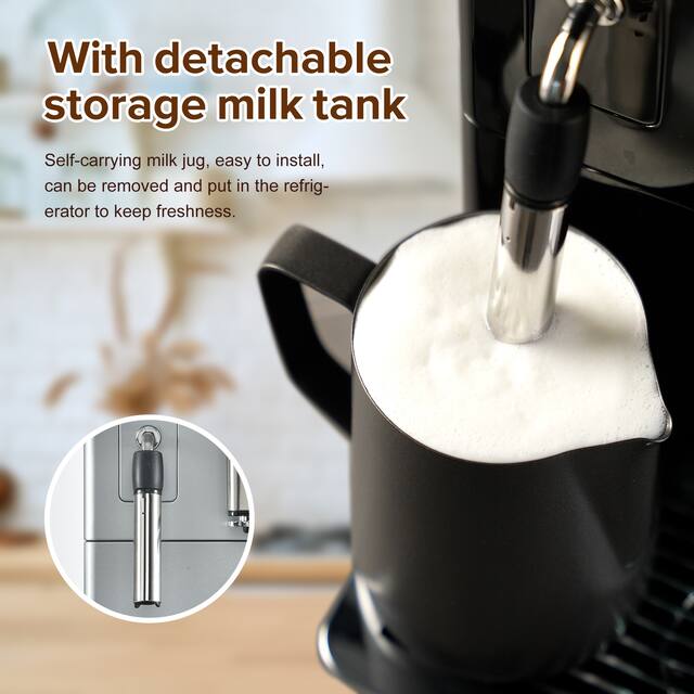 Popular Fully Automatic Espresso Machine w/ Milk Frother