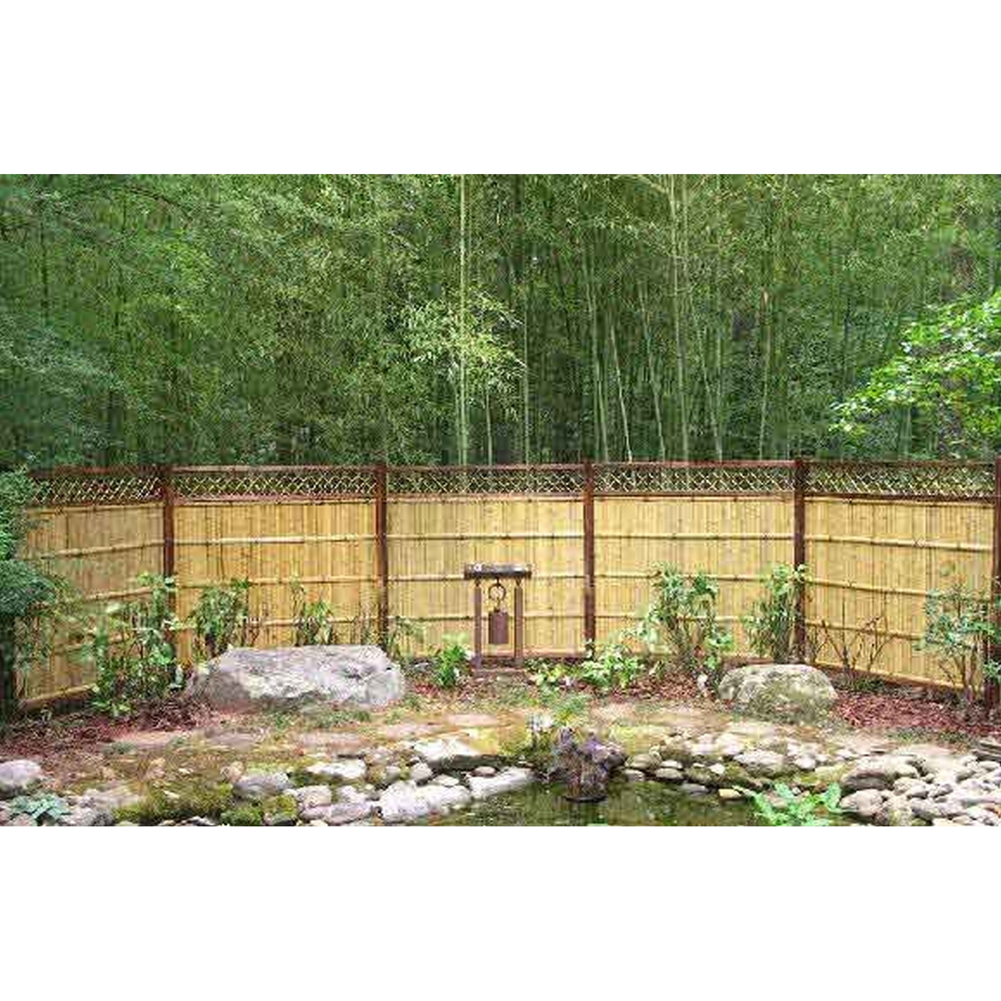 4 ft x 6 ft Japanese Bamboo Zen Garden Fence Panel - 1pc - Bed Bath &  Beyond - 35381816
