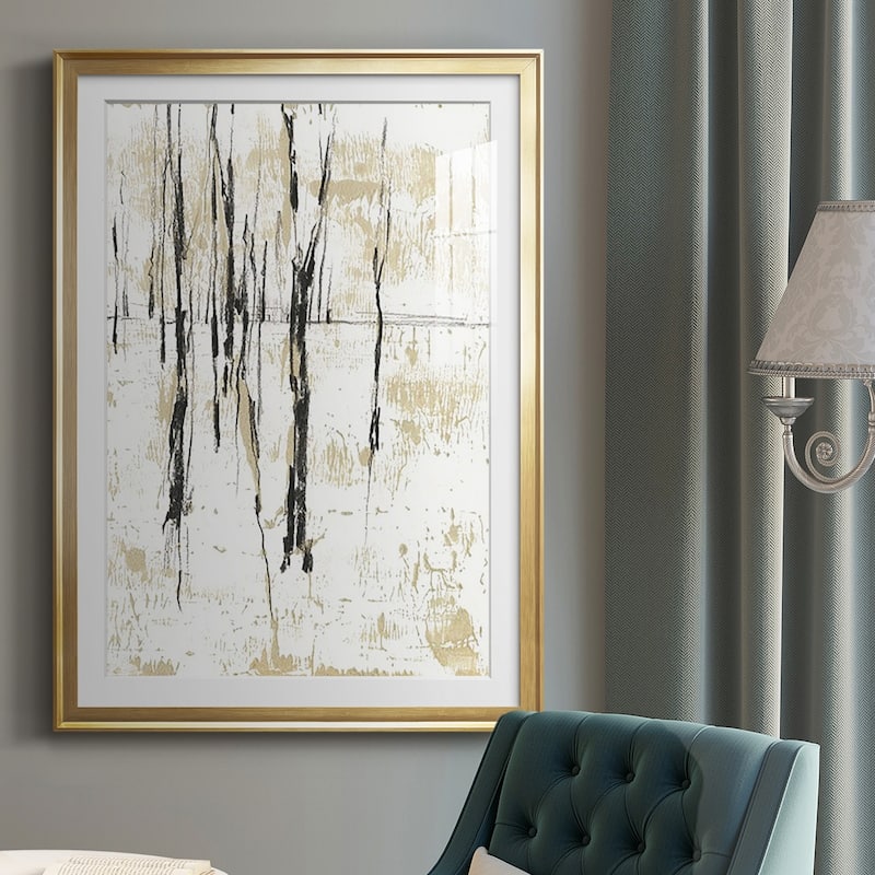 Gilded Forest I Premium Framed Print - Ready to Hang