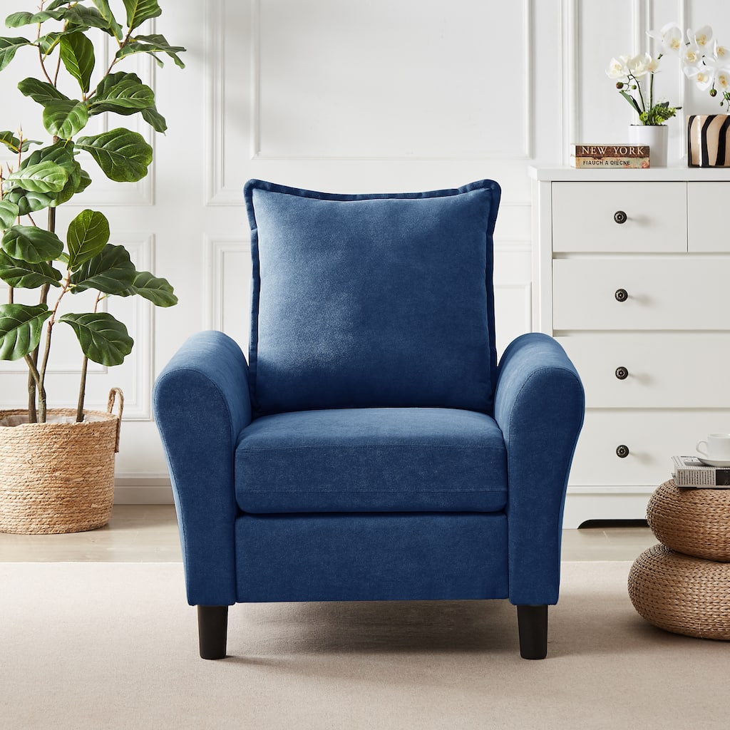 Modern Accent Chair Comfy Upholstered Armchair for Living Room