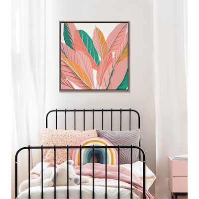 Kate and Laurel Sylvie Expand Framed Canvas by Alicia Schultz