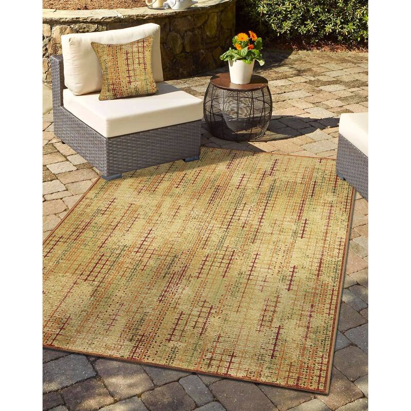 Liora Manne Marina Sienna Indoor/Outdoor Pillow
