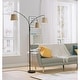 preview thumbnail 4 of 2, Adesso Antique Bronze 3-Arm Arc Floor Lamp