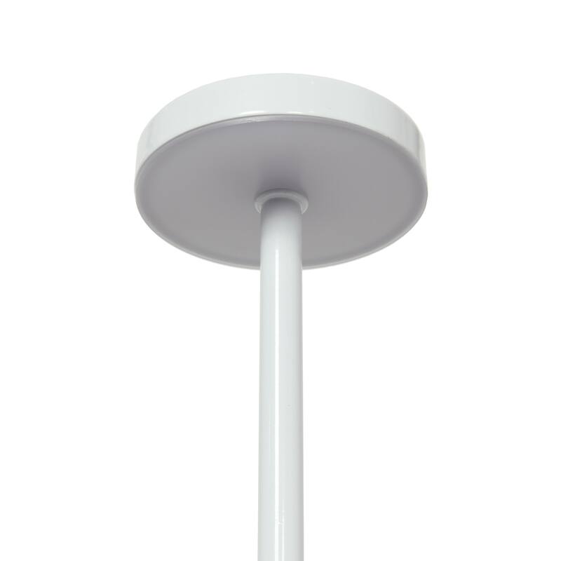 LED Mushroom Disc Touch Sensor Rechargeable Desk Lamp - 12.75" - White