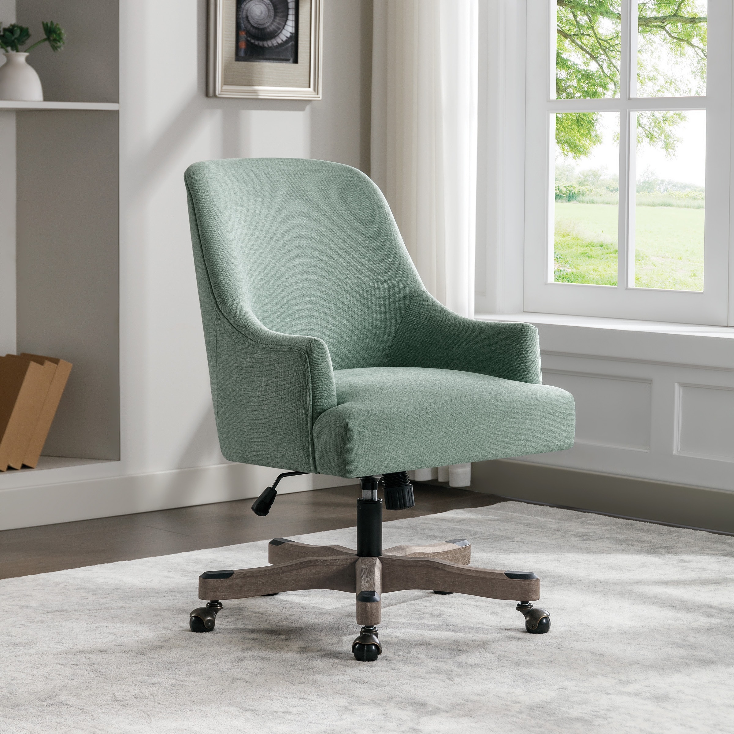 Pale green office hotsell chair