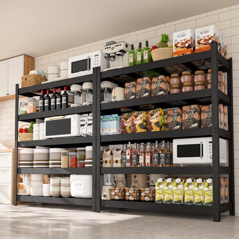 VEIKOUS 5-Tier Heavy Duty Metal Shelving Unit, 3000LBS Capacity Adjustable Storage Shelves for Garage - 59.84"×24.02"×71.65"