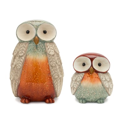 Terracotta Owl (Set of 4)