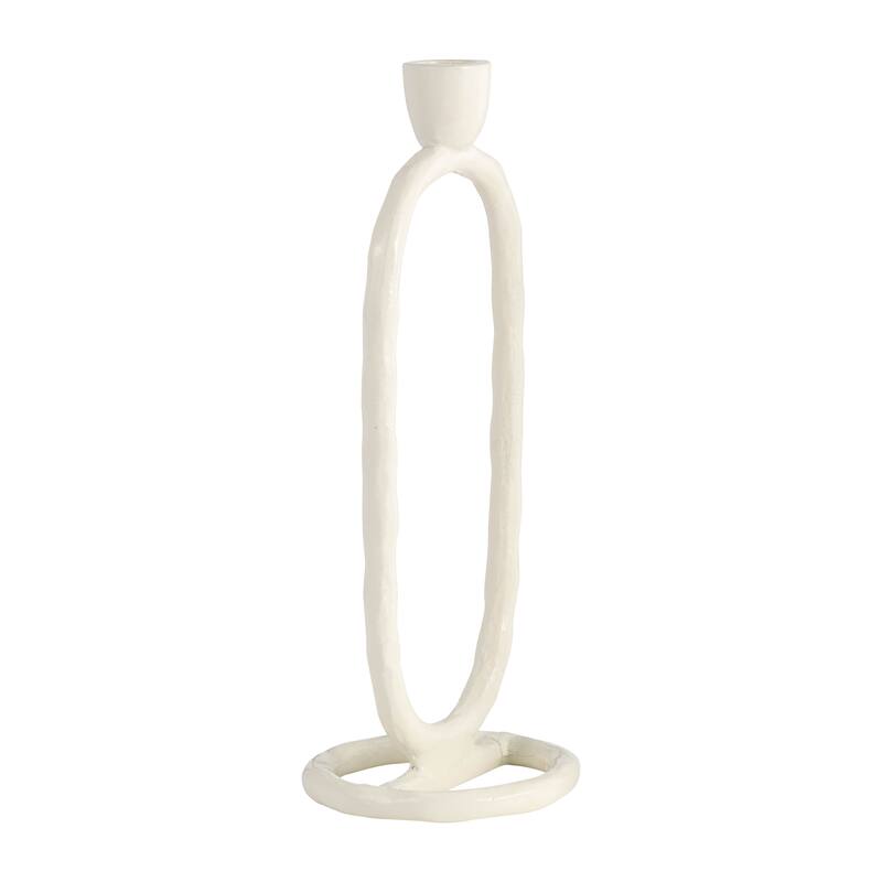 Sagebrook Home Oval Ring Taper Candle Holder