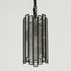 preview thumbnail 8 of 10, Tifany Black Modern 1-Light Cylinder Colored Glass Small Kitchen Island Pendant Lights - D4.5"* H8.5"