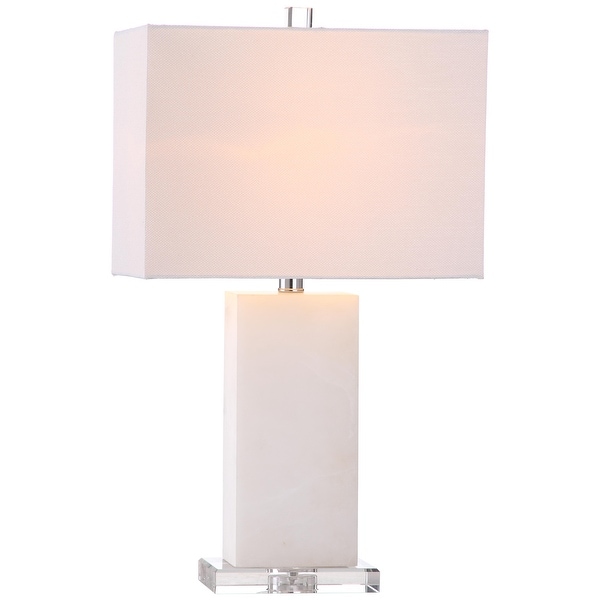 SAFAVIEH Lighting 24-inch Martin Marble Table Lamp - 14"x8 "x24". Opens flyout.