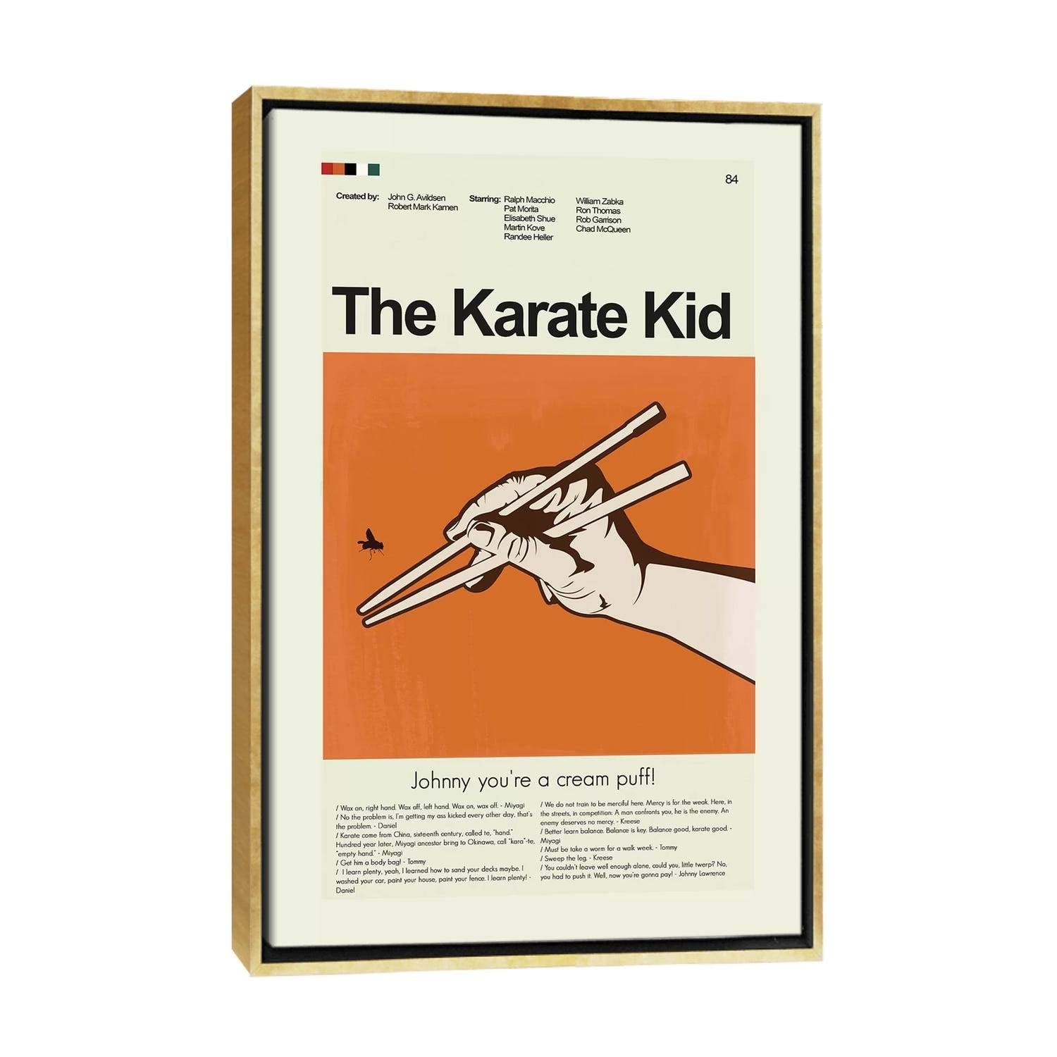 Paint House Poster Karate Kid