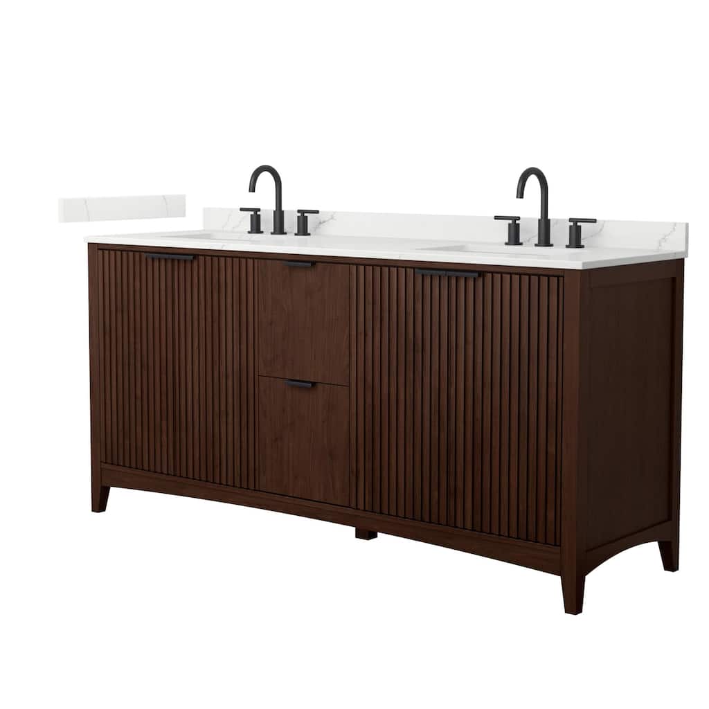 Wyndham Collection WCF9191-72D-QTZ-US3MXX Palmilla 72" Free Standing