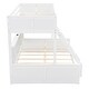 preview thumbnail 12 of 25, Twin XL over Queen Bunk Bed with Storage Cabinets and USB Ports
