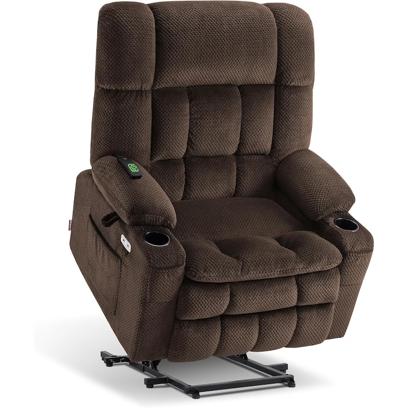 MCombo Dual Motor Power Lift Recliner Chair with Massage and Heat for ...