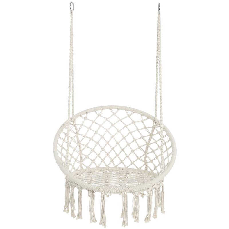 Hammock Chair Hanging Cotton Rope Hammock Swing Chair