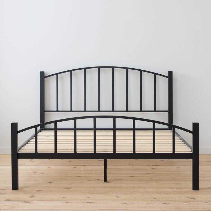 Brookside Tiffany Metal Platform Bed with Arching Headboard