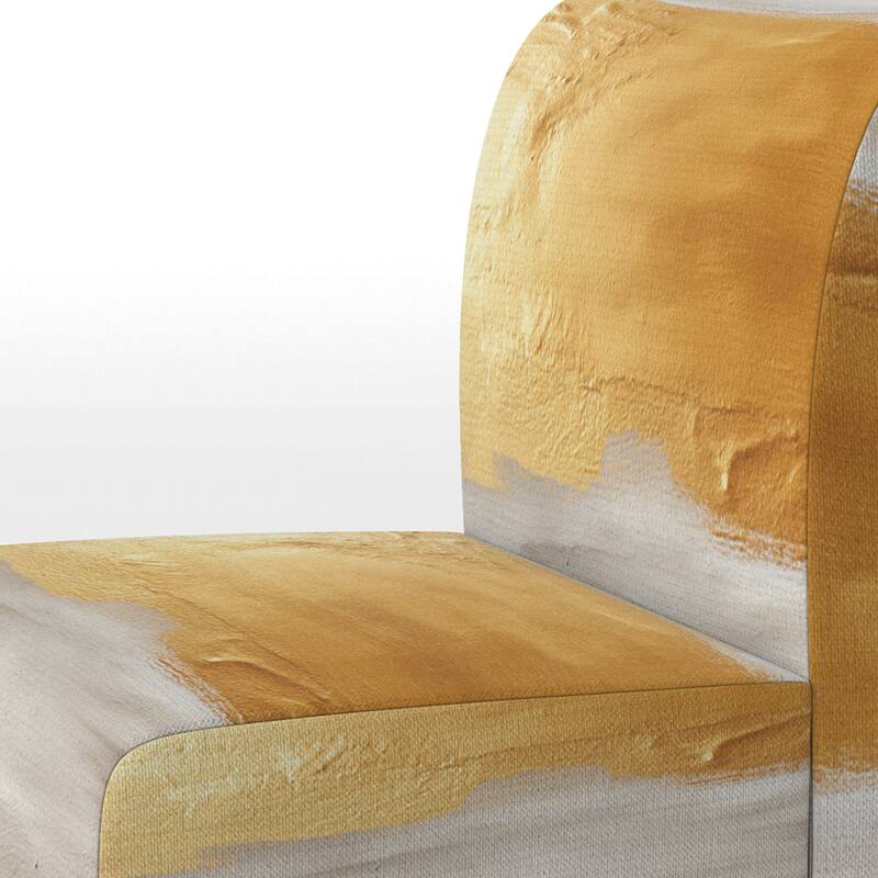 Designart "From the Shore" Upholstered Beach Accent Chair - Nautical & Coastal Arm Chair For Bedroom