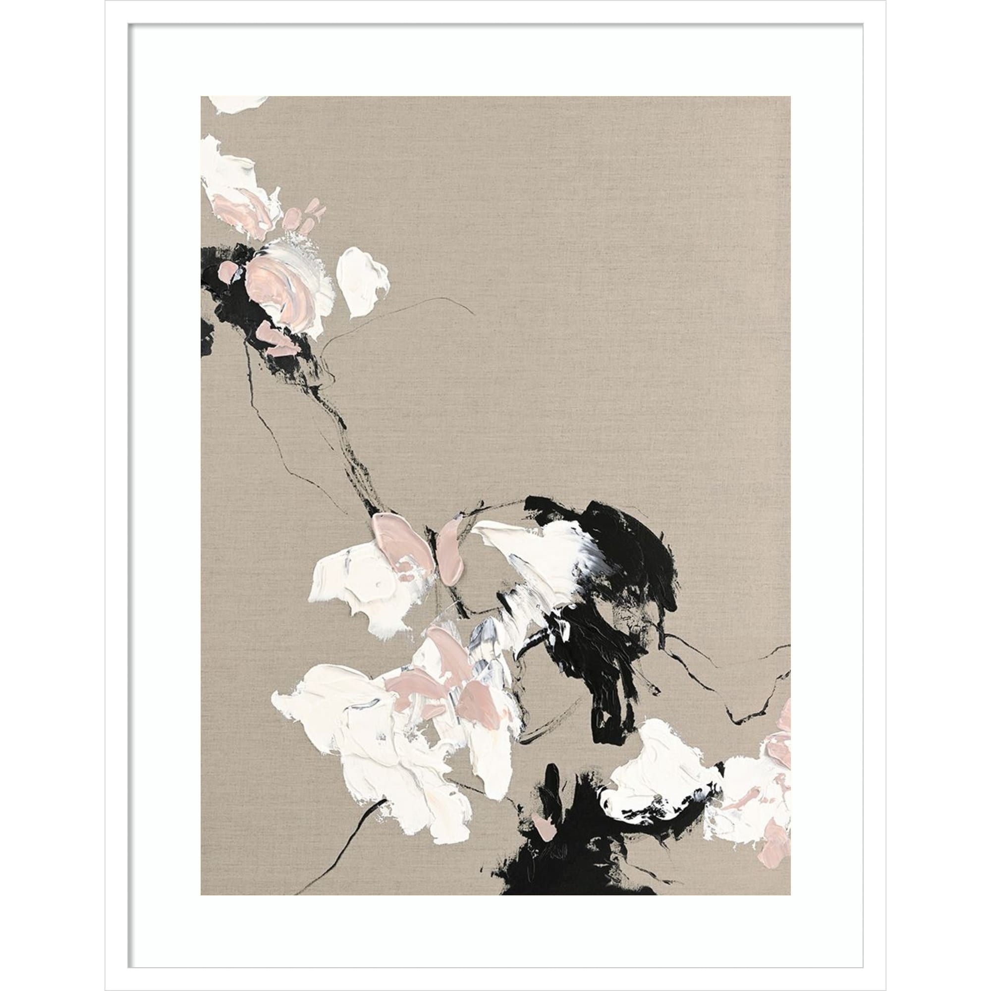 Gestures by Design Fabrikken Wood Framed Wall Art Print