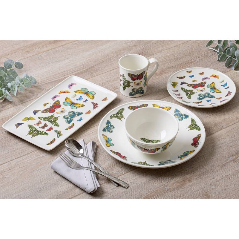 Portmeirion Botanic Garden Harmony Accents 12 Inch Coupe Plate - 12 inch